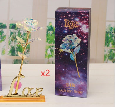 Galaxy Rose Gift Colors Vary