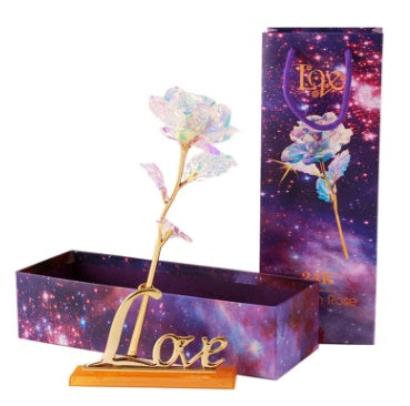 Galaxy Rose Gift Colors Vary