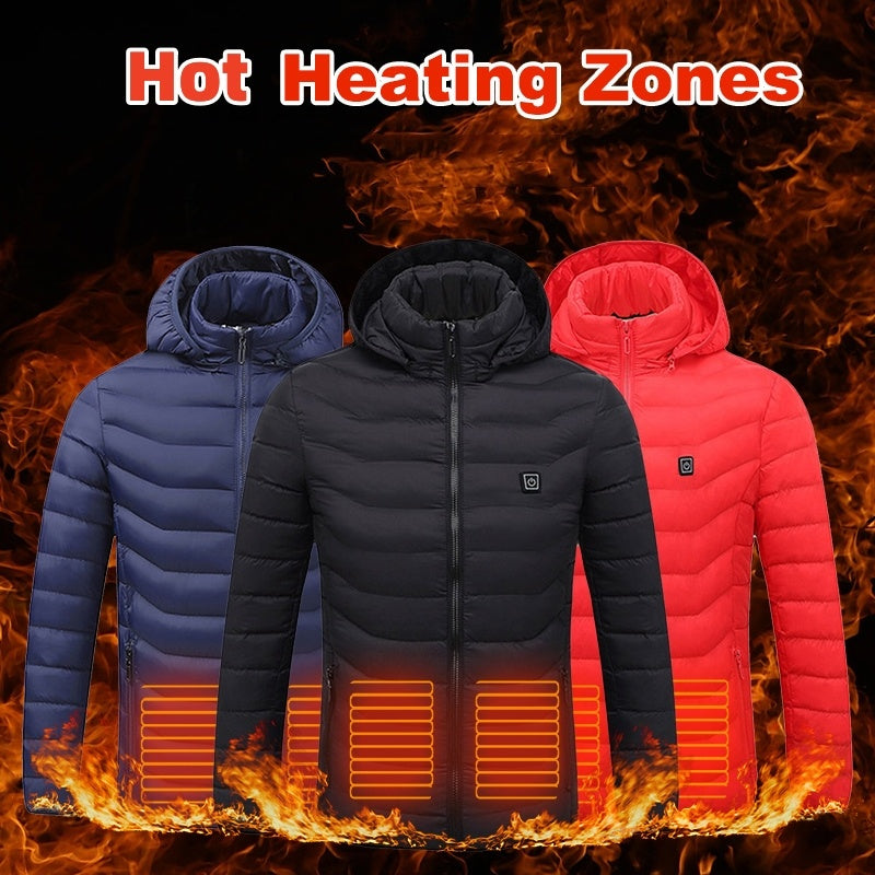 Men Heated Puffer Jacket